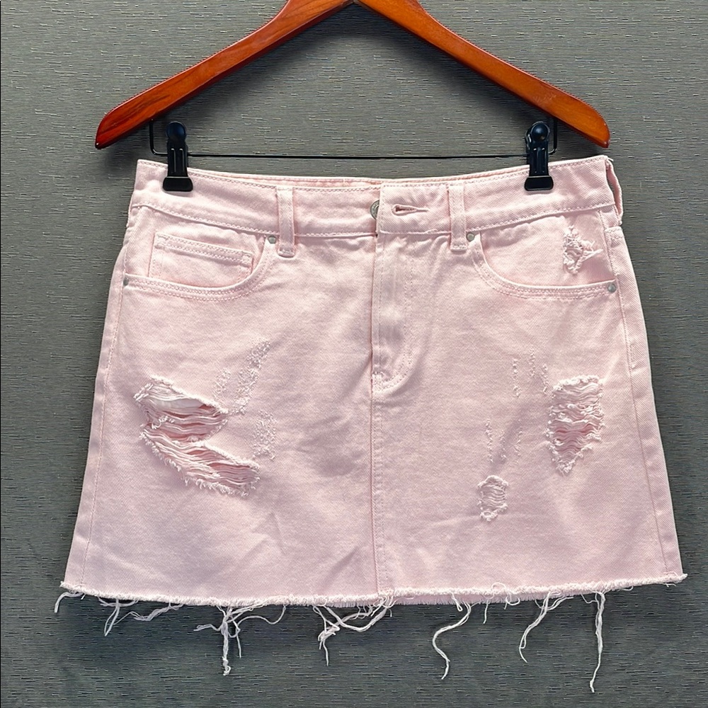 PacSun Pink A-Line Mini‎ Skirt Casual